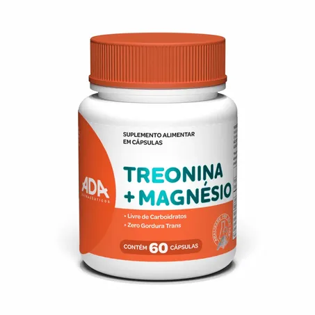 TREONINA + MAGNÉSIO 1000MG 60CAPS ADA