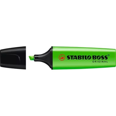 CANETA MARCA TEXTO STABILO BOSS NEON VERDE        