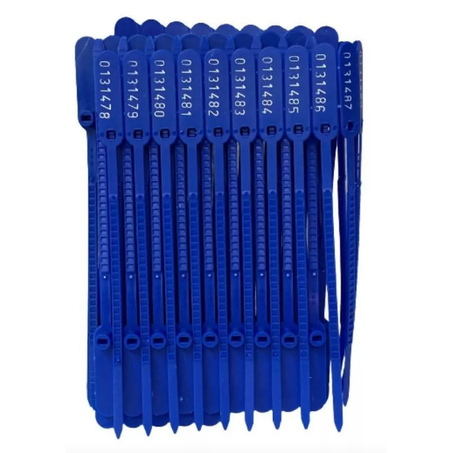 LACRE P/ MALOTE 16CM AZUL C/100UN