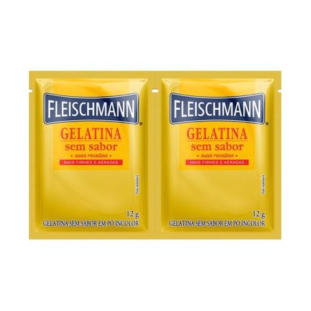GELATINA FLEISCHMANN S/SABOR 24G