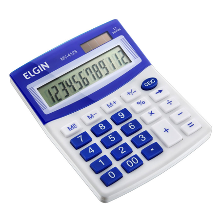 Escolar calculadora elgin mv4125 12dig un