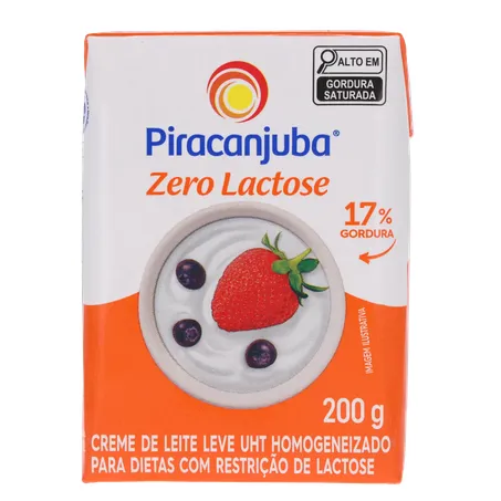 Creme de Leite Piracanjuba 200g - Zero Lactose - Tp | Condor