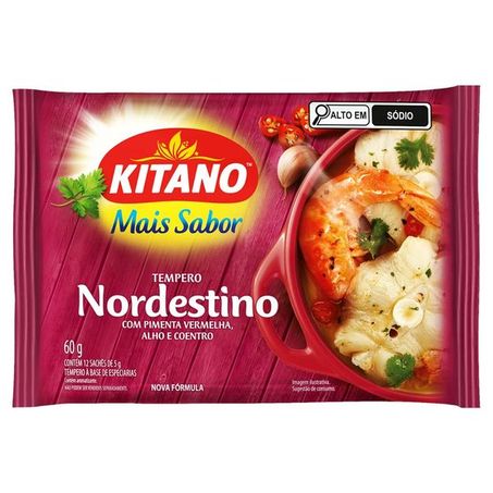 TEMPERO KITANO MAIS SABOR NORDESTINO 60G