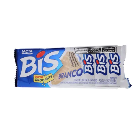 Chocolate Wafer Bis Lacta Branco 100,8g 360-2