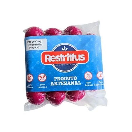 PÃO DE QUEIJO BETERRABA RESTRITTUS 450G