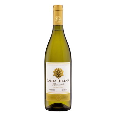 VINHO CHILENO BRANCO SECO RESERVADO SANTA HELENA CHARDONNAY