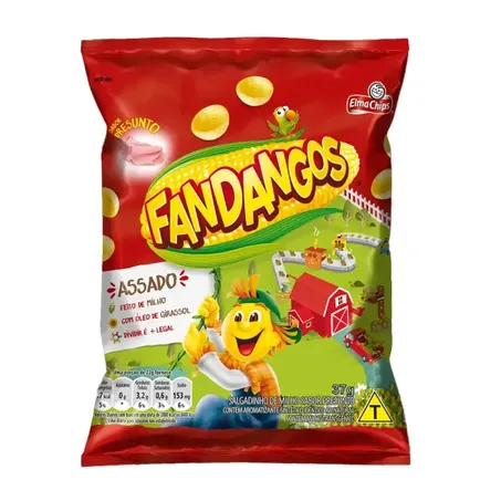 SALGADINHO PRESUNTO FANDANGOS ELMA CHIPS 37 G     