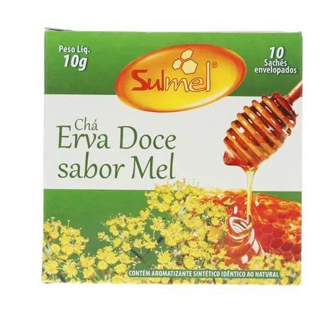 Cha sulmel erva doce mel 10g 360-18