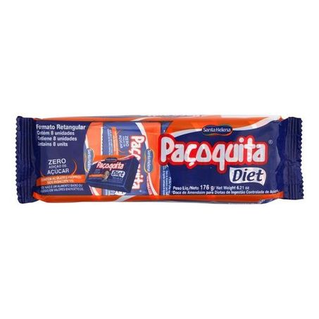 Paçoca doce de amendoim diet paçoquita