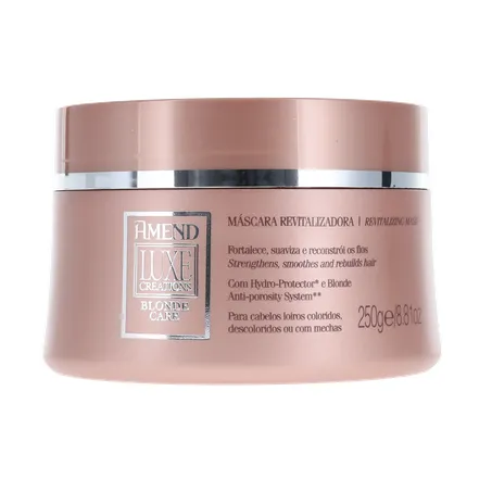 MÁSCARA DE TRATAMENTO AMEND LUXE CREATIONS BLONDE CARE POTE 250G 360-35