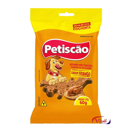 Petisco Dog Petiscão 60g Sabores