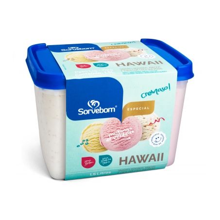 Sorvete sorvebom classico hawai 1.5l