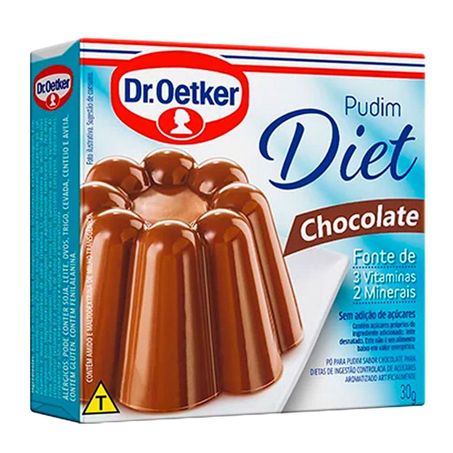 Pó para Pudim Dr Oetker Chocolate Diet Caixa 30gr