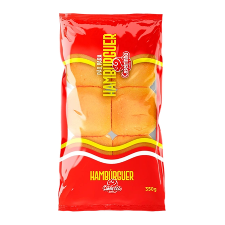 Pão Caseirinho hambúrguer 350g