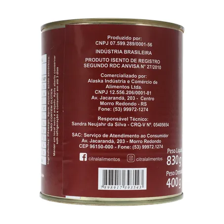 Pessego citral fatias 400g 360-22