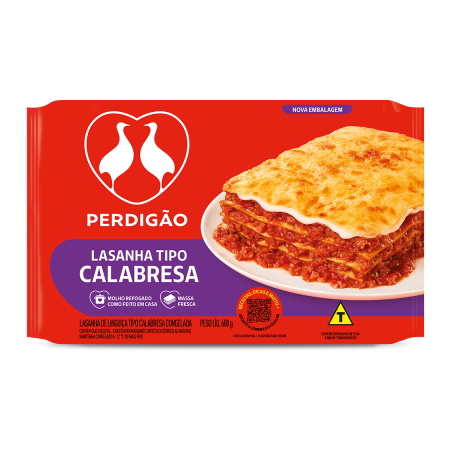 Lasanha Perdigao 600g Calabresa