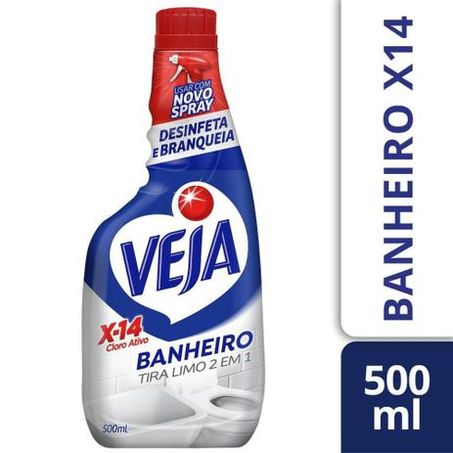 TIRA LIMO VEJA LIMP X-14 REFIL 500ML