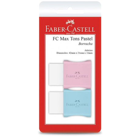 BORRACHA FABER CASTELL COM 2 MAX PASTEL REF. SM/7024