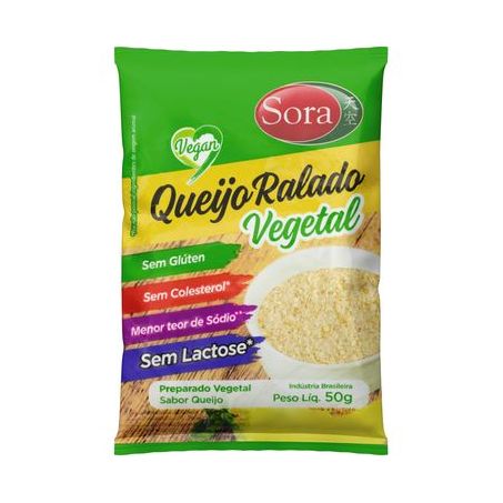 QUEIJO RALADO SORA 50G VEGETAL