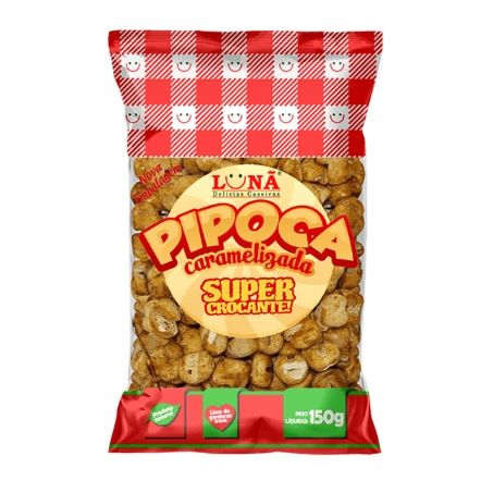 Pipoca luna caramelizada 150g