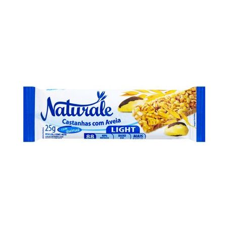 Barra de Cereal Naturale Light Castanha E Aveia Embalagem 25G