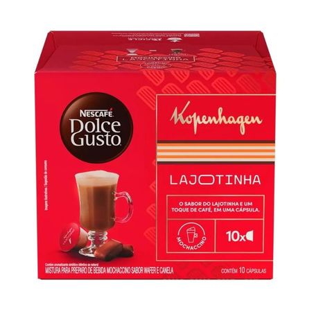 Capsula nescafe dolce gusto kopenhagen lajotinha 10caps 170g