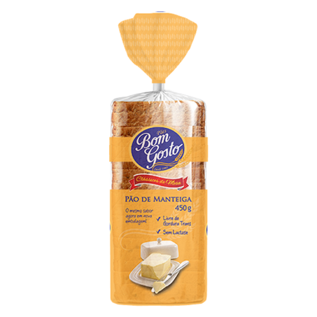 PÃO DE MANTEIGA BOM GOSTO