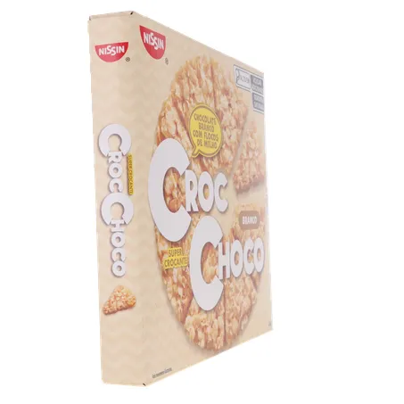 Chocolate Nissin Croc Choc Branco C/Flocos De Milho 44g 360-29