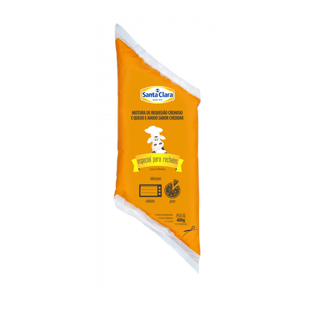 REQUEIJAO SANTA CLARA CHEDDAR BISNAGA 400 G       