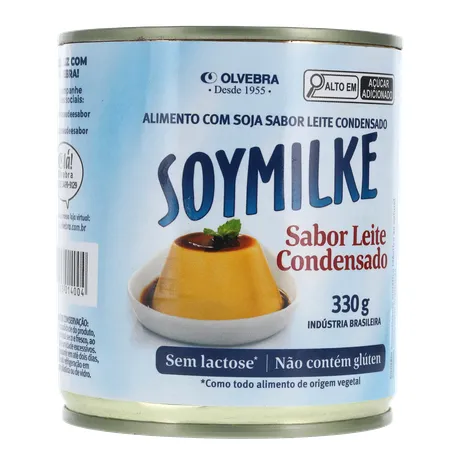 Alimento À Base de Soja Soymilke Sabor Leite Condensado Sem Lactose Lata 330gr 360-34