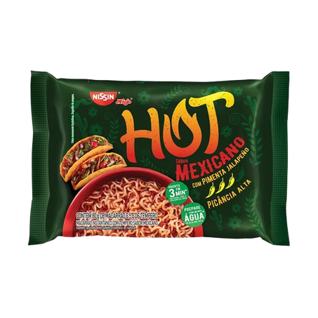 Macarrão Instantâneo Nissin Lámen Hot Mexicano 85g 
 