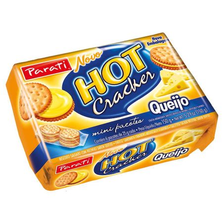 Pack biscoito com recheio de queijo hot cracker