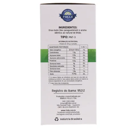 Erva tererê folle limão 500g 360-1
