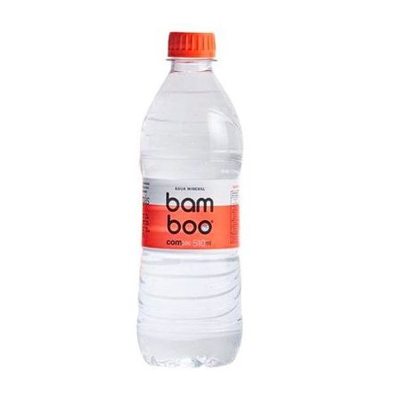 Água mineral com gás bamboo 510ml
