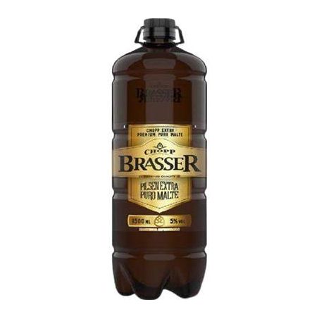Chopp Cerveja Brasser Pilsen Puro Malte 1,5l 
 