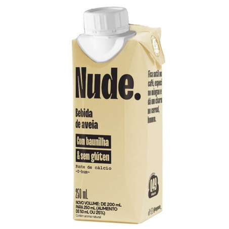 BEBIDA DE AVEIA TO GO BAUNILHA NUDE 250ML