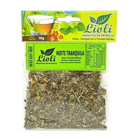 Mistura Para Chá Lioli Noite Tranquila 10G