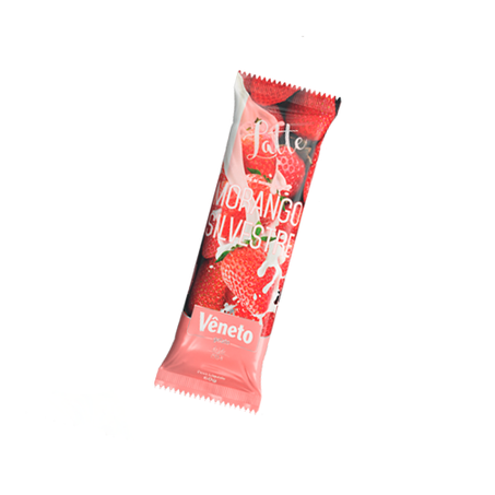 Sorvete Veneto Picole Latte 60g Morango Silvestre