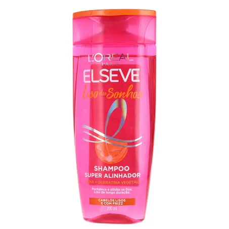 Shampoo Elseve Liso Dos Sonhos 200ml 360-1