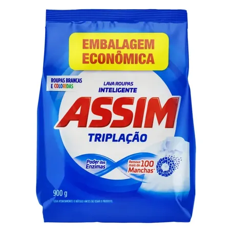 Sabao Po Assim Triplacao Embalagem Encomica 900g 
 