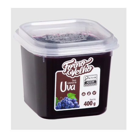 DOCE FRUTA COLONIAL UVA FORNO VELHO 400G
