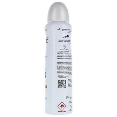 Antitranspirante Aerosol Dove Invisible Dry Violeta e Frésia Branca Frasco Spray 150ml 360-10
