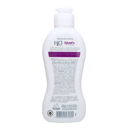 Sabonete Intimo H2o 200ml Secret s Sensual 360-18
