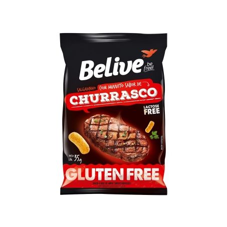 Snack belive s/gluten/lact churrasco 35g