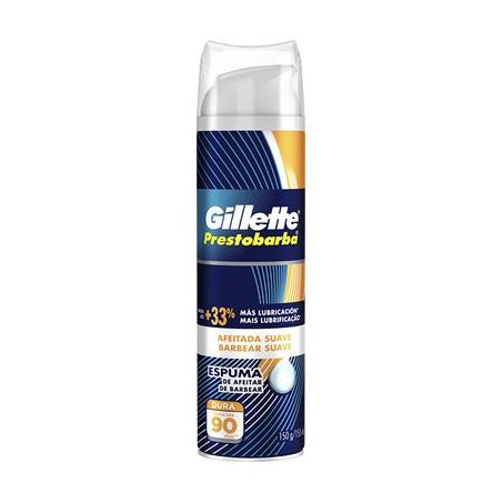 Espuma barbear prestobarba gillette 150g