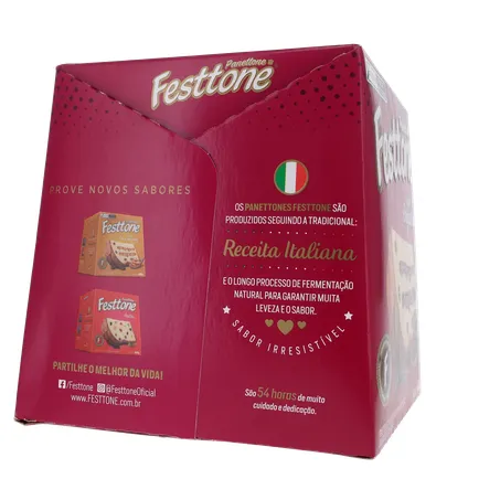 Panettone festtone trufado brigad cx400g 360-11