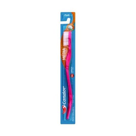 Escova Dental Condor Plus Média Ref 3373 Embalagem 1UN