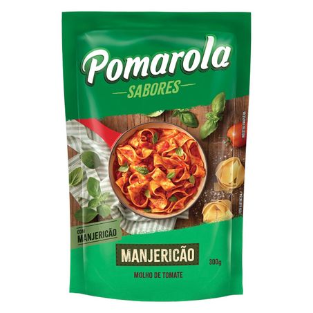 Molho de tomate manjericão pomarola sabores sachê