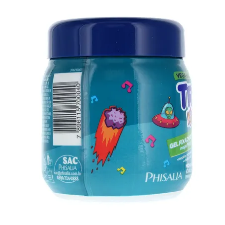 GEL FIXADOR INFANTIL TRÁ LÁ LÁ KIDS MEGA FIXAÇÃO POTE 250G 360-3