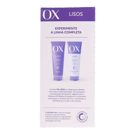 Kit shampoo ox 375ml+cond170ml lisos 360-18